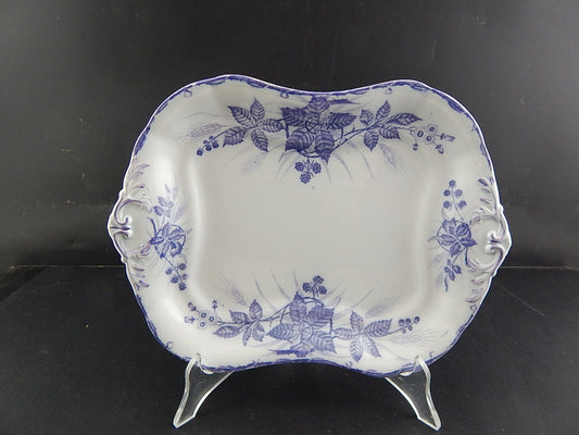 ANTICO VASSOIO CERAMICA SARREGUEMINES SENZA MARCHIO ART NOUVEAU MORE DI ROVO #