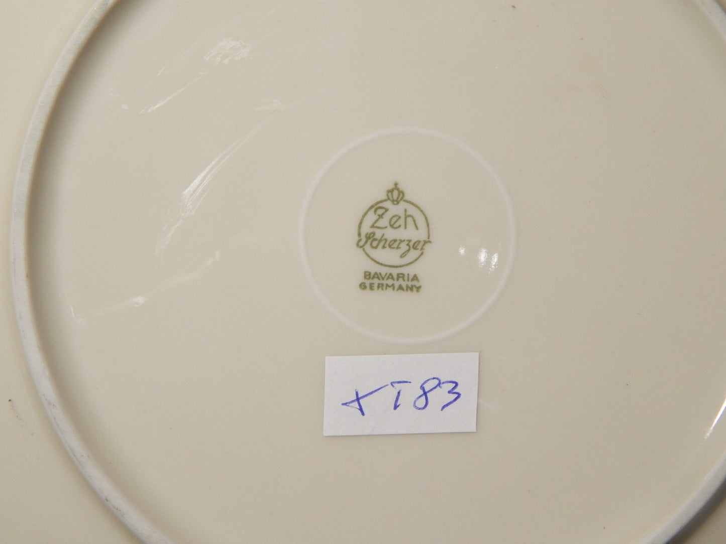 PREZIOSO RARO ART DECO TRIO TE' PORCELLANA ZEH SCHERZER BAVARIA DECORO A MANO