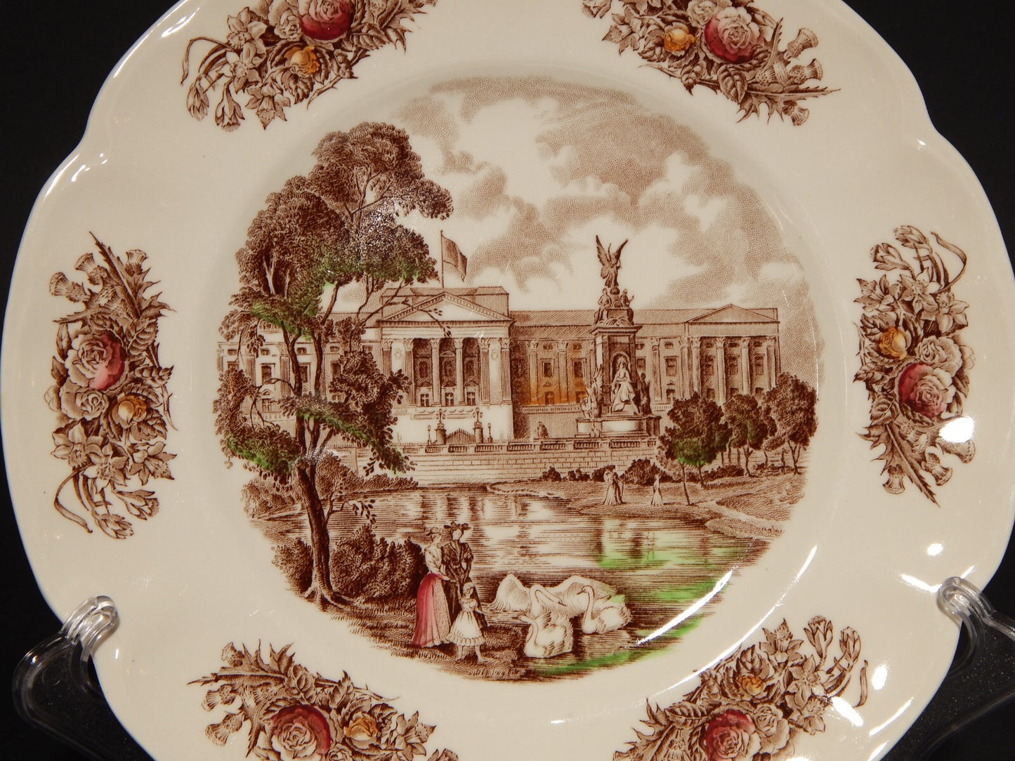 ANTICO SERVIZIO TAVOLA 6 PIATTI PORCELLANA JOHNSON BROS ROYAL HOMES OF BRITAIN