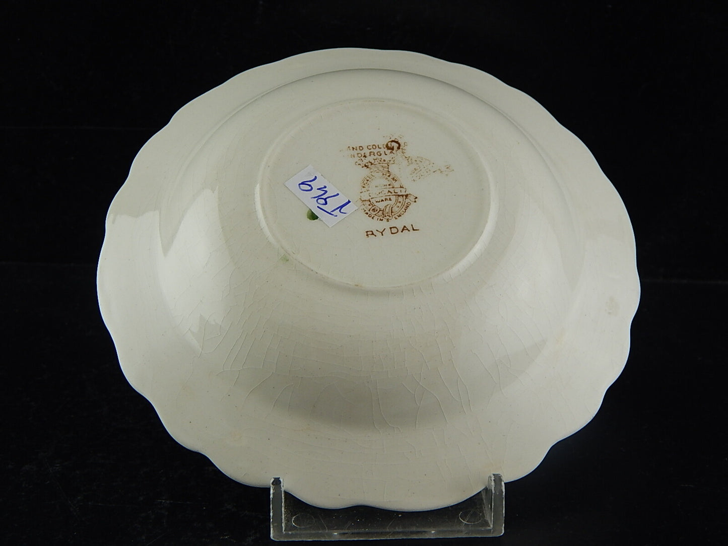 ANTICA CIOTOLA CROWN DUCAL RYDAL SEMI PORCELLANA DECORO FLOREALE POLICROMO #5949