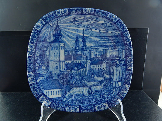 RORSTRAND PIATTO PORCELLANA NATALE 1981 PORCELAIN CHRISTMAS PLATE COLLEZIONE NEW