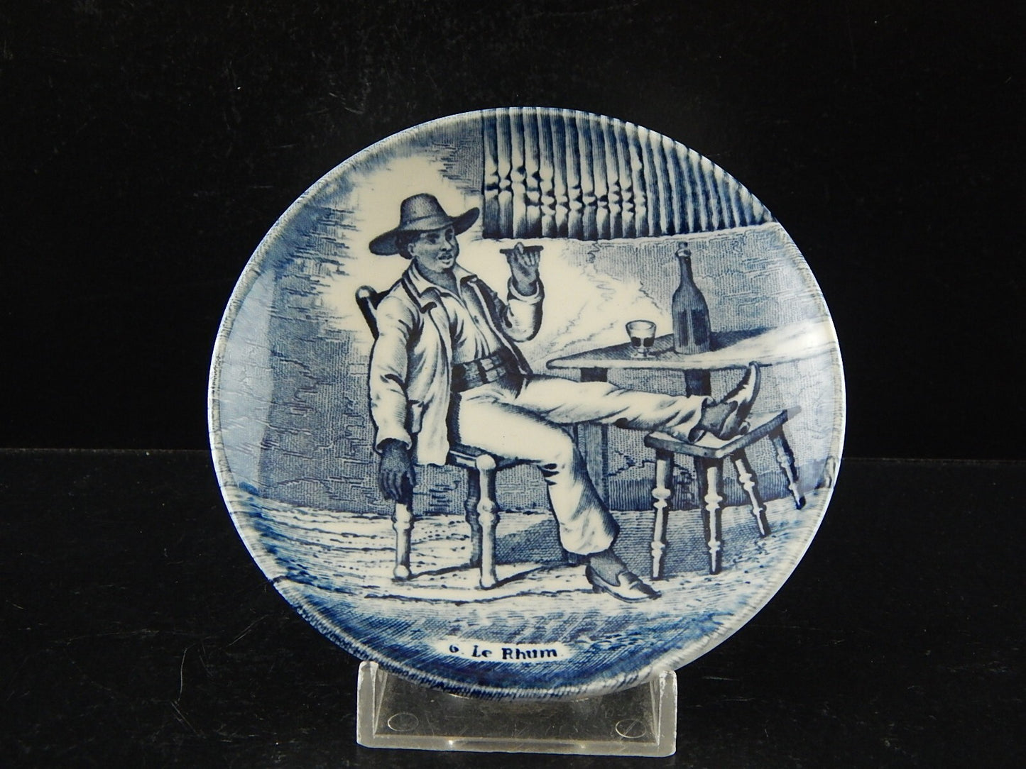 PIATTO DELFTS CERAMICA FOR ROYAL SPHYNX HOLLAND BOCH FRERES LA LOUVIERE LE RHUM