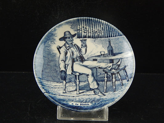 PIATTO DELFTS CERAMICA FOR ROYAL SPHYNX HOLLAND BOCH FRERES LA LOUVIERE LE RHUM