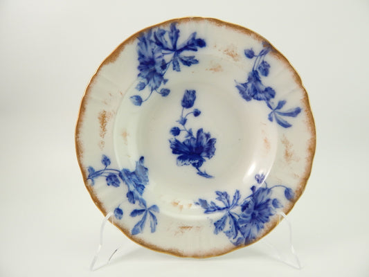 ANTICO PIATTO FONDO PORCELLANA INGLESE WILLIAM ALSAGER ADDERLEY FINE 800 LONGTON