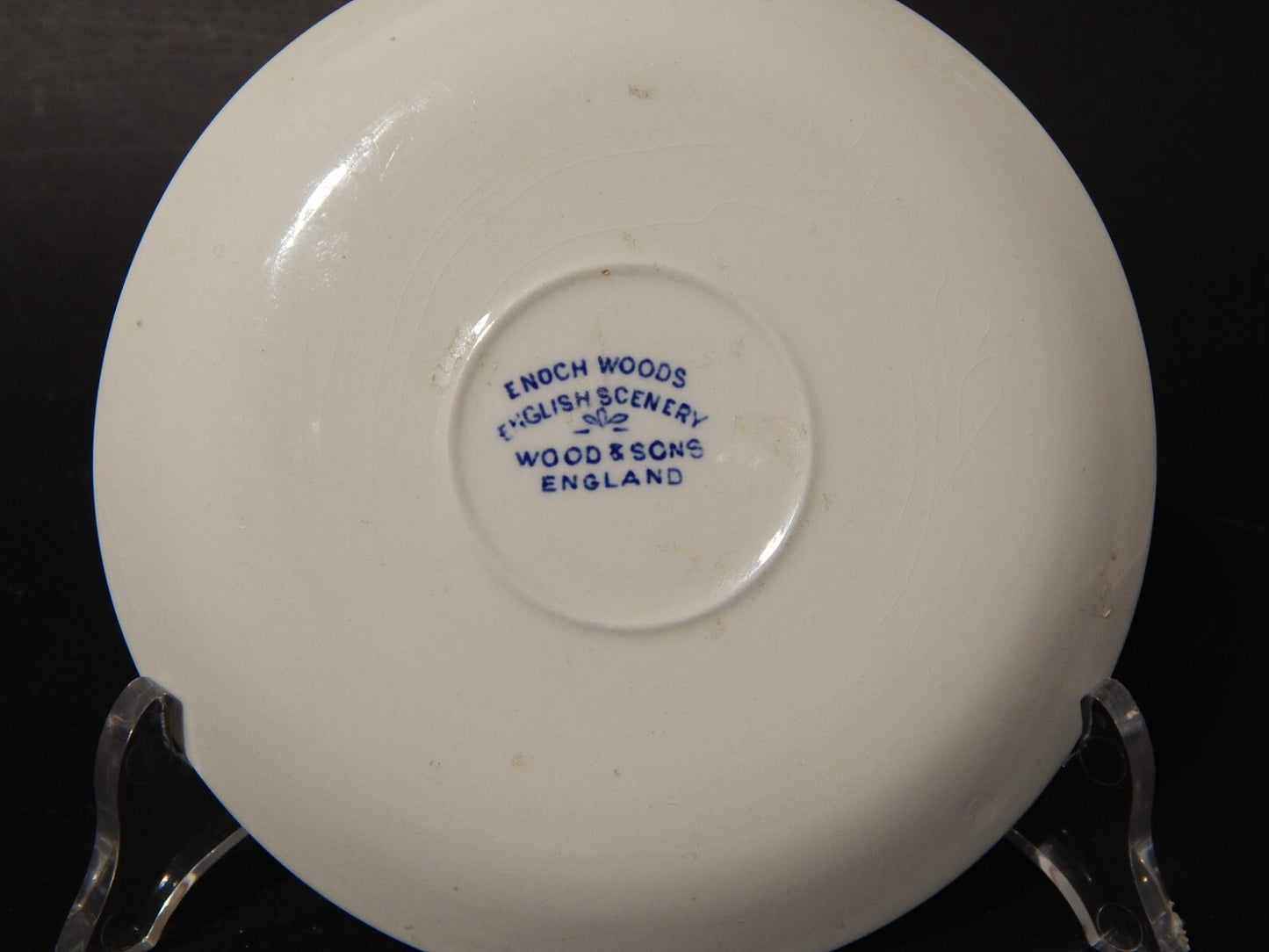 ANTICA TAZZA CERAMICA POTTERY ENOCH WOOD&SONS DECORO ENGLISH SCENERY