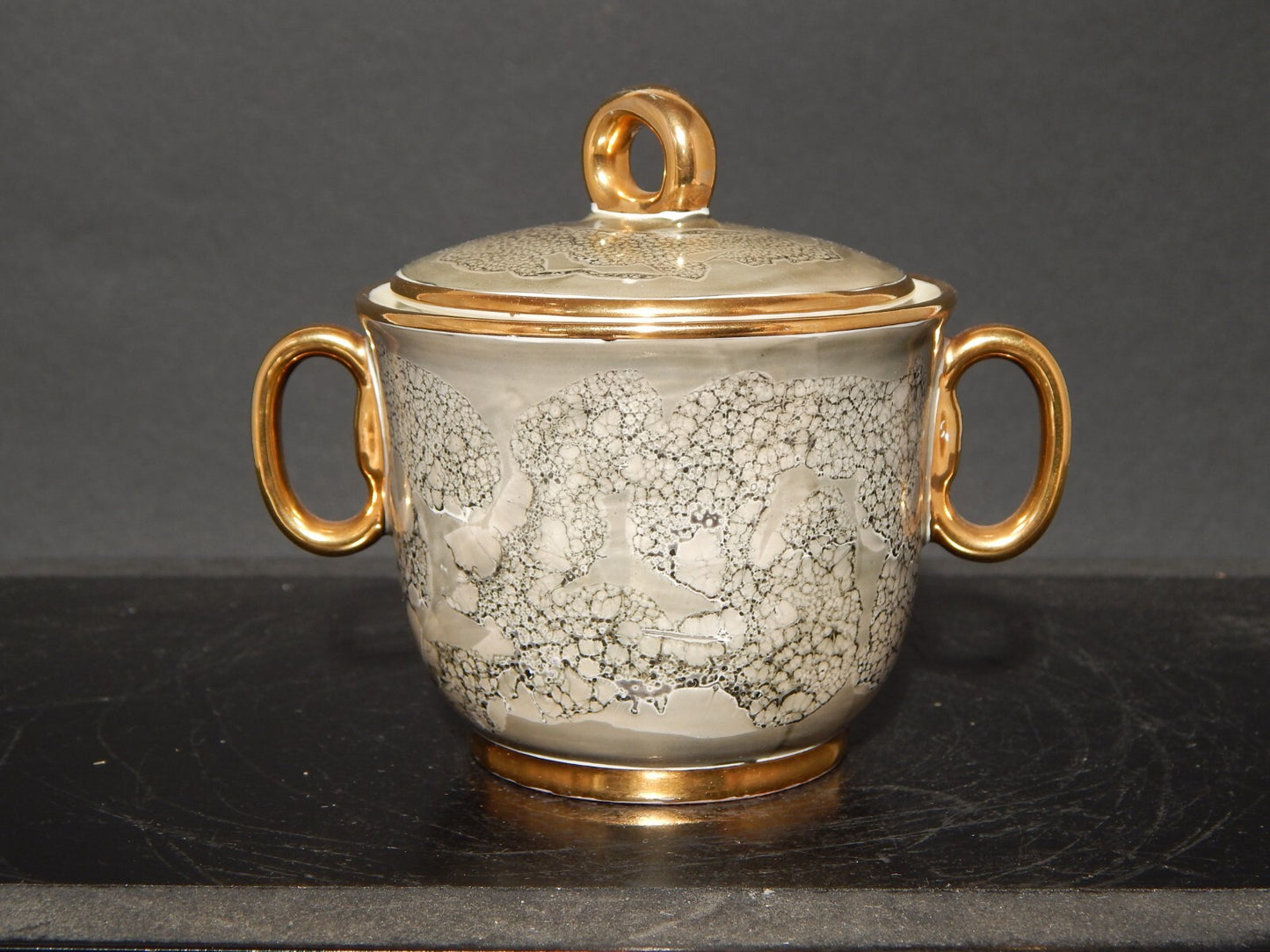 VINTAGE ZUCCHERIERA CERAMICA MADE IN ITALY CERAMISTA BRUNO GIACHETTI