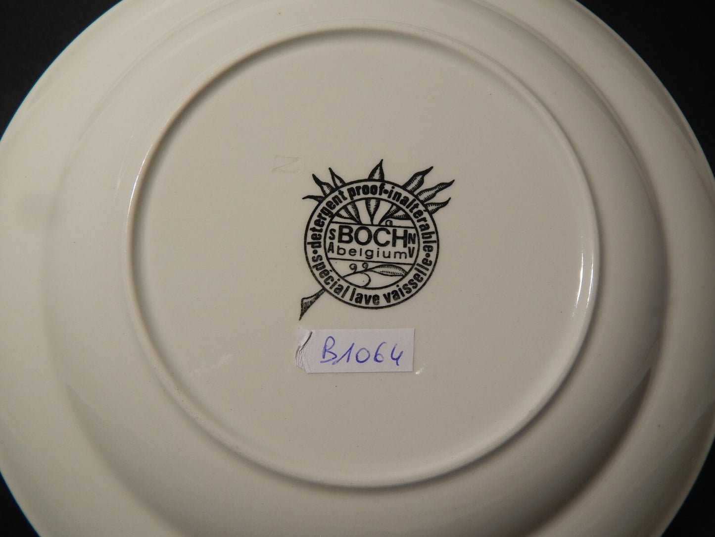 PIATTO CERAMICA BOCH FRERES BELGIUM COLLEZIONE NAPOLEONE BATTAGLIA DI JENA