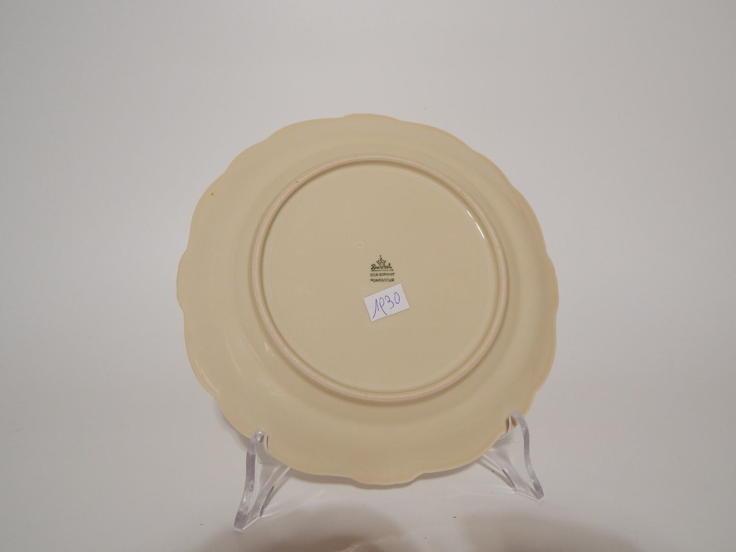 PREZIOSO ROCAILLE ANTICO PIATTO DESSERT PORCELLANA ROSENTHAL POMPADOUR