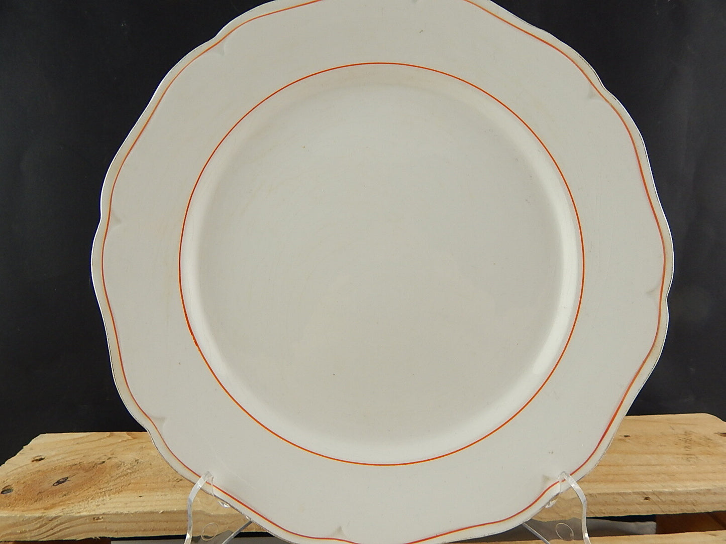 ANTICO VASSOIO PIATTO PORTATA PORCELLANA SOCIETÀ CERAMICA REVELLI LAVENO