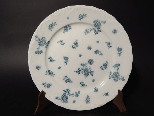 ANTICO PIATTO PORCELLANA INGLESE FURNIVALS FINE 800 FIORELLINI