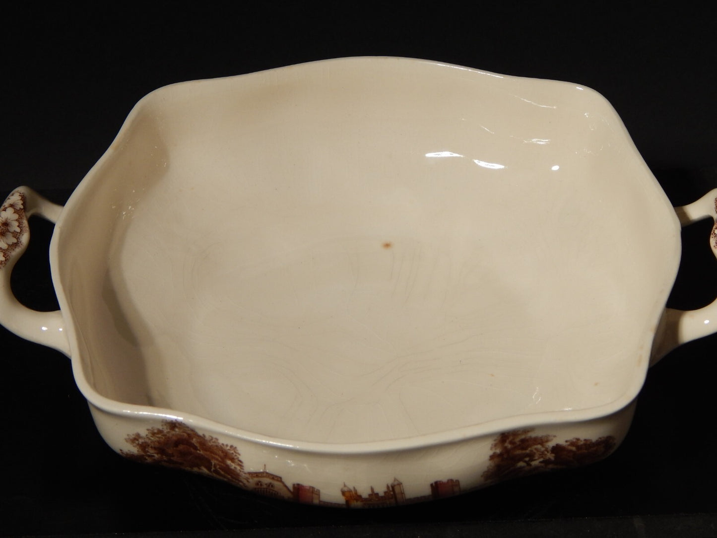 ANTICA LEGUMIERA ZUPPIERA PORCELLANA JOHNSON BROS ROYAL HOMES OF BRITAIN HAMPTON