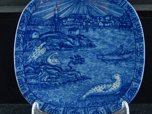 RORSTRAND PIATTO PORCELLANA NATALE 1978 PORCELAIN CHRISTMAS PLATE COLLEZIONE NEW