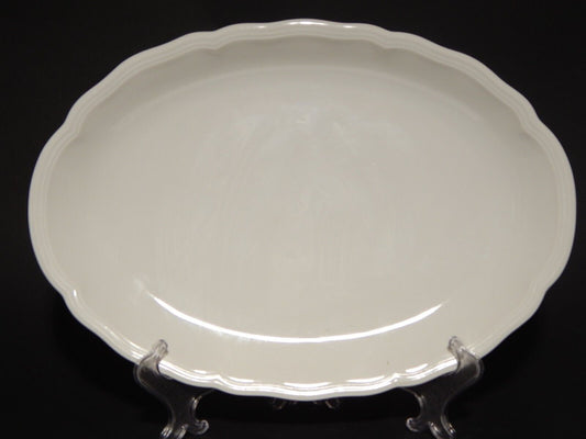 ANTICO VASSOIO OVALE PORCELLANA BIANCA SELTMANN WEIDEN BAVARIA MARIE LUISE
