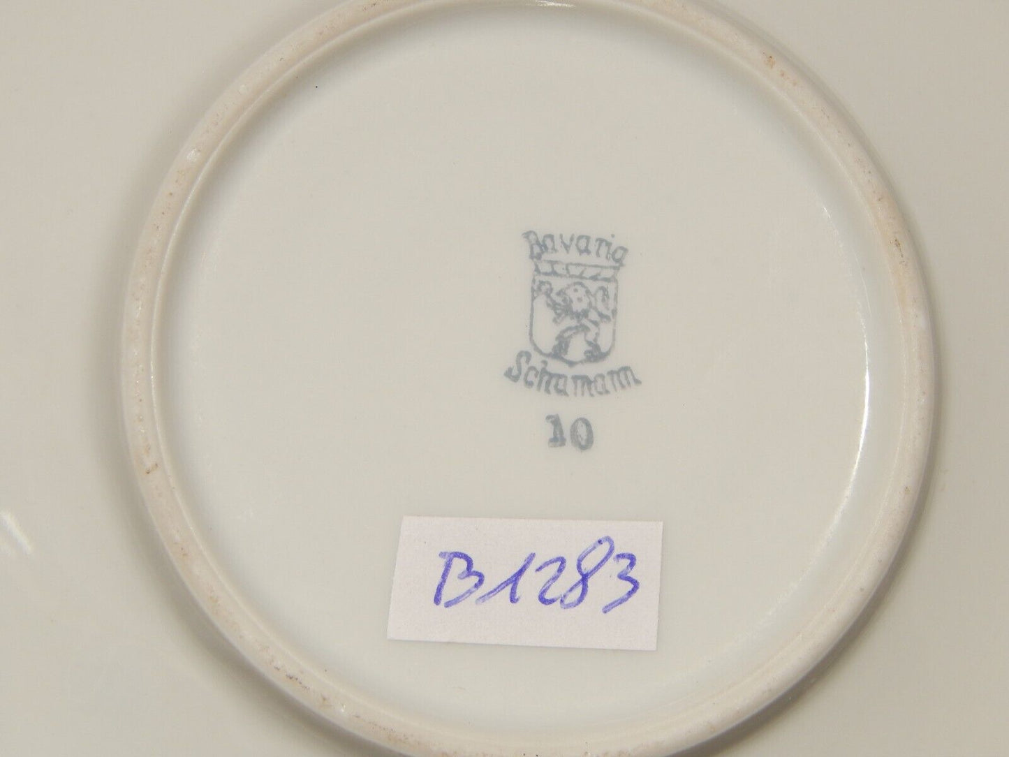 ANTICA ART DECO TAZZINA CAFFE' PORCELLANA BIANCA ORO SCHUMANN BAVARIA