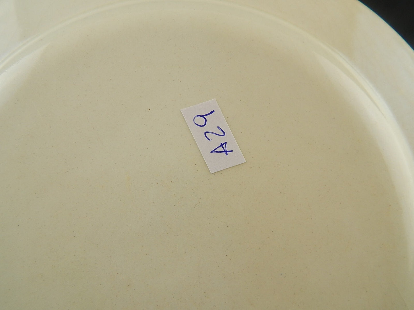 ANTICO PIATTO SEMI PORCELLANA RICHARD MILANO DECORO FERRARA META' 800 #A29