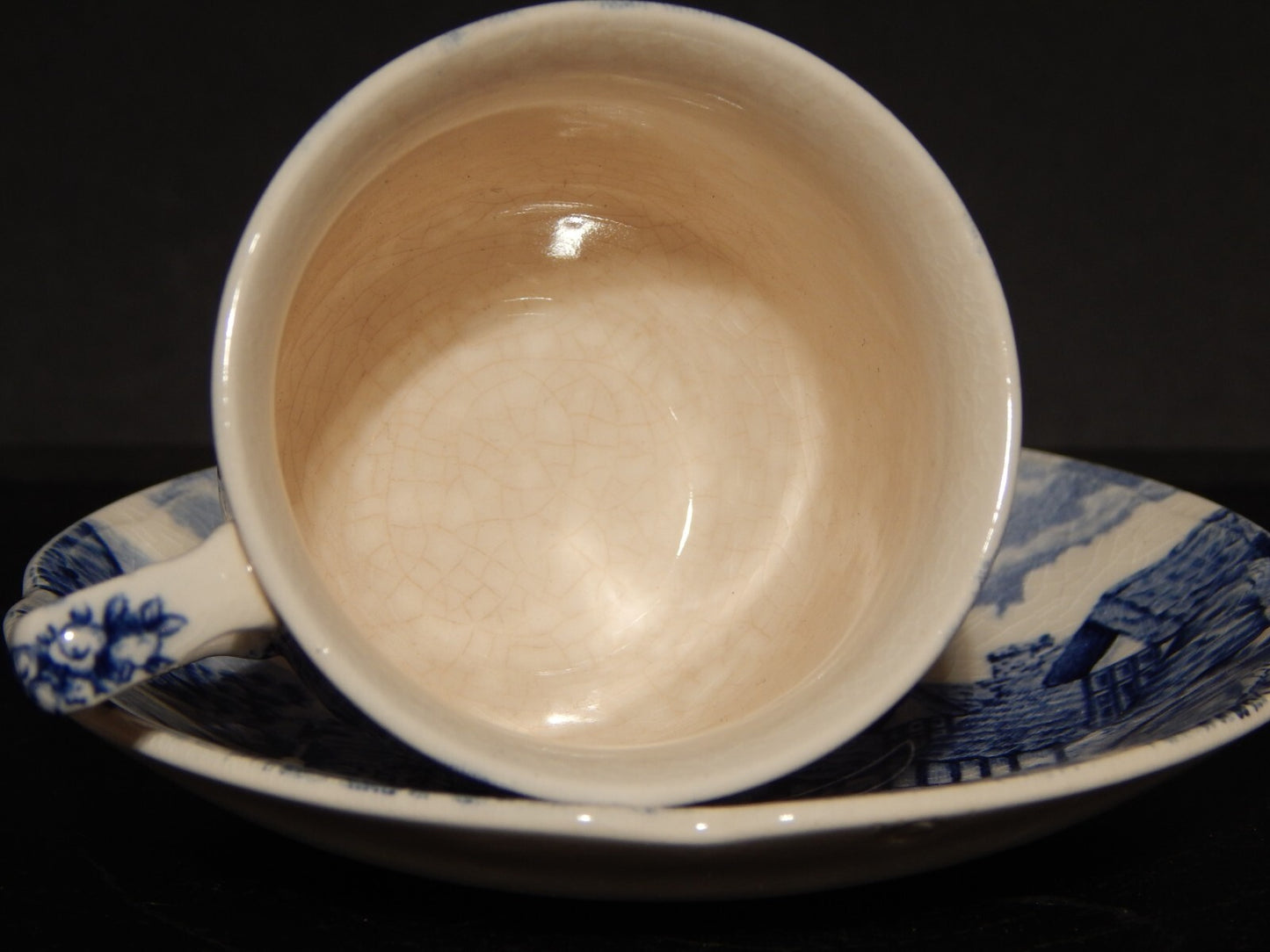 ANTICA TAZZINA CAFFE' SEMI PORCELLANA JOHNSON BROS OLDE ENGLISH COUNTRYSIDE 1357