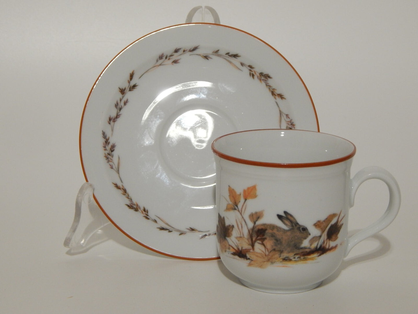 VINTAGE TAZZA DA TE' CAFFE' PORCELLANA SELTMANN WEIDEN MADS STAGE LEPRE CONIGLIO