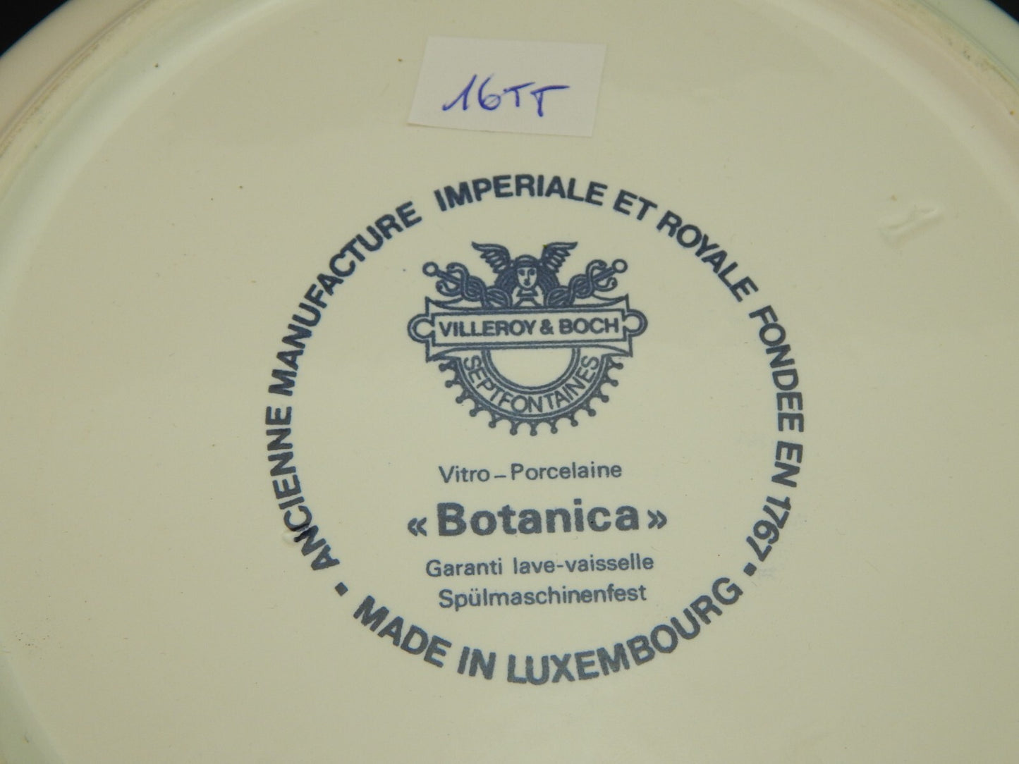 VINTAGE VILLEROY&BOCH ZUPPIERA CENTROTAVOLA PORCELLANA COLLEZIONE BOTANICA