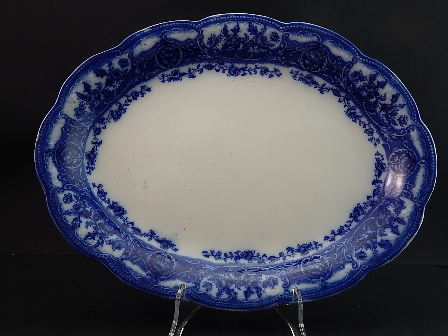 WEDGWOOD&CO ATALANTA ANTICO RARO GRANDE VASSOIO SEMI-PORCELLANA DEL 1906