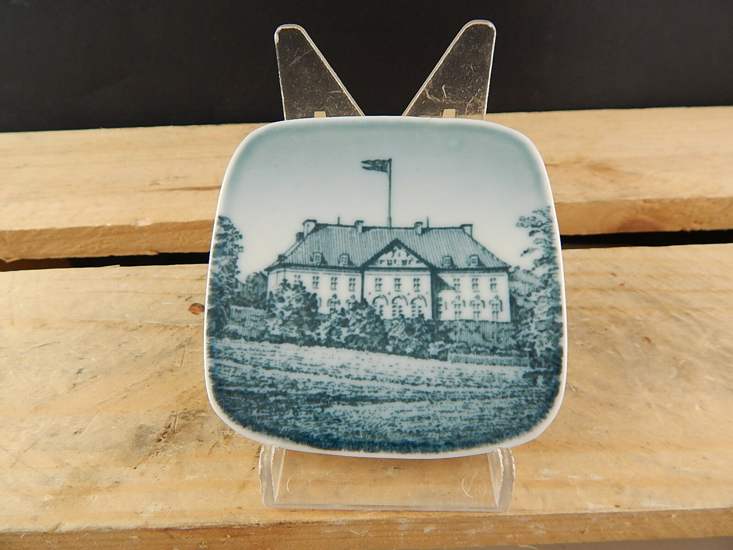 ROYAL COPENHAGEN BING&GRONDAHL PLAQUETTE PIATTINO PORCELLANA MARSELISBORG SLOT