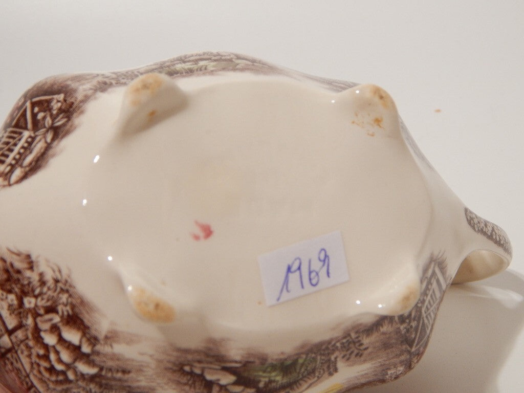 ANTICA SALSIERA SEMI PORCELLANA JOHNSON BROS OLDE ENGLISH COUNTRYSIDE