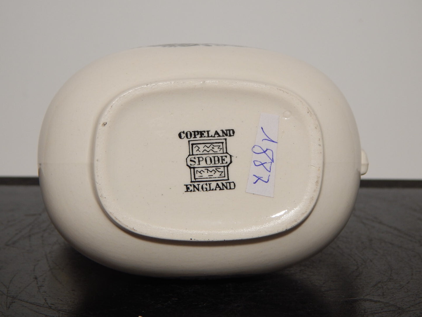 ANTICA LATTIERA BRICCO INGLESE SEMI PORCELLANA COPELAND SPODE PAESAGGIO MARINO