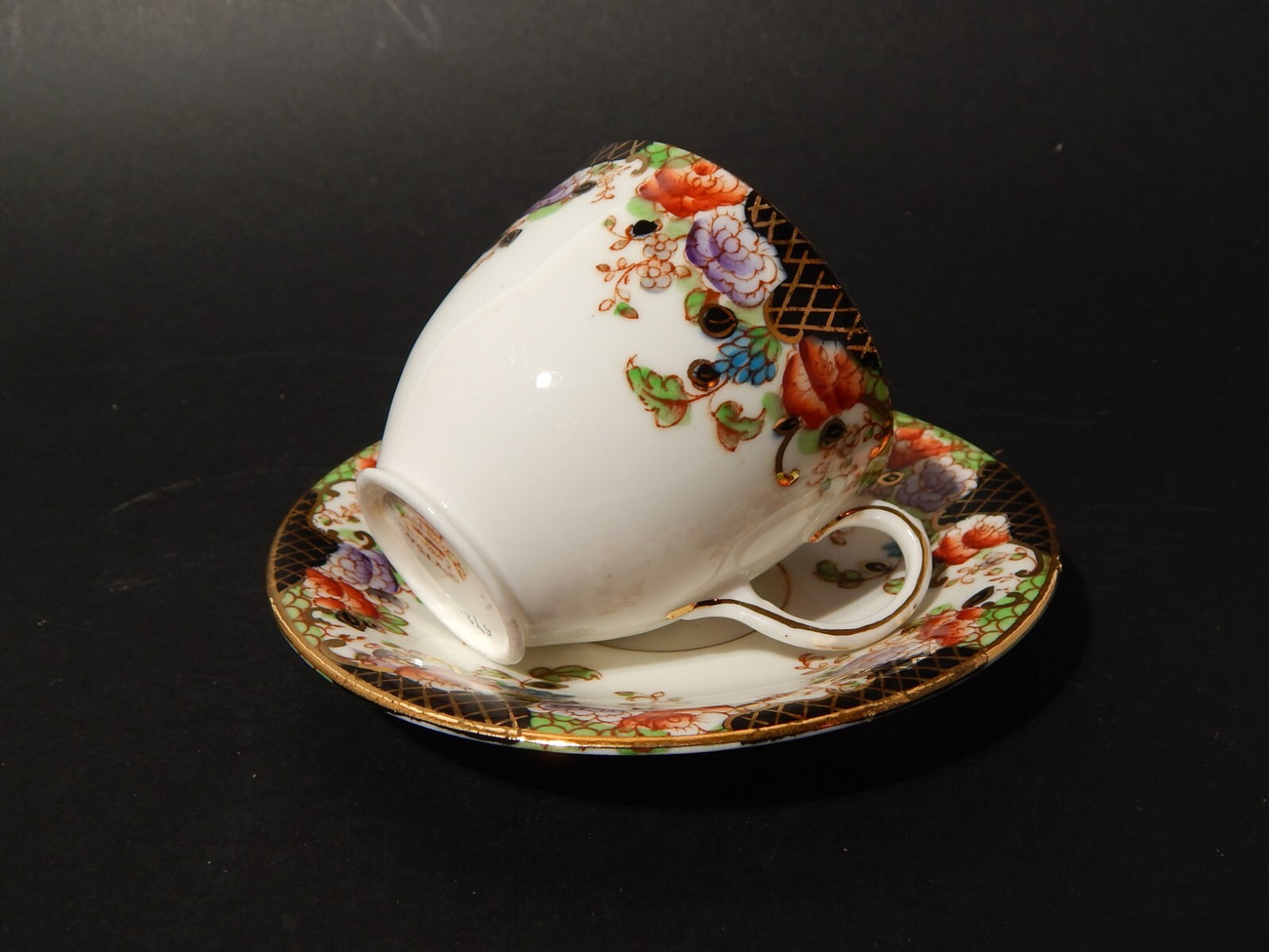 ANTICA TAZZA TE' PORCELLANA INGLESE DELPHINE CROWN CHINA JH MIDDLETON FINE 800