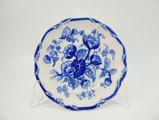 1431 ANTICO PIATTO CERAMICA GIUSEPPE BESIO MONDOVI' SECONDA META' 800 NINFEE