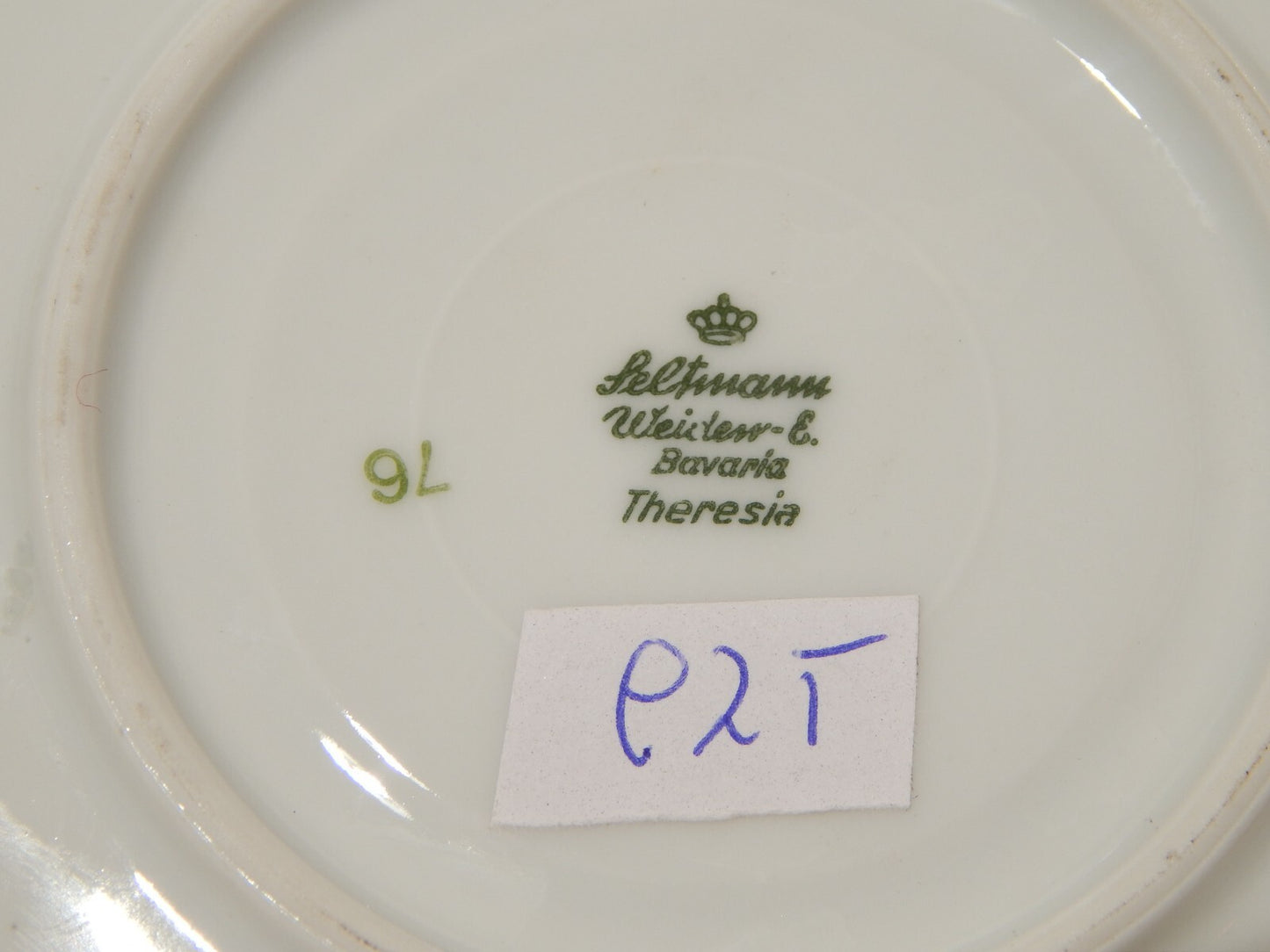 ANTICA TAZZINA CAFFE' PORCELLANA ARABESCHI ORO BAVARIA SELTMANN THERESIA