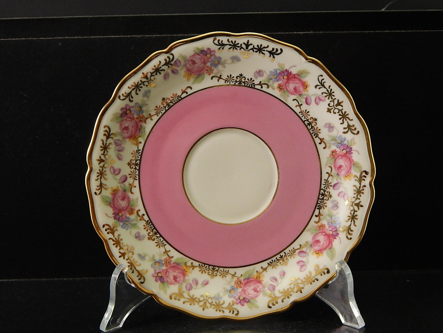 ANTICA ELEGANTE TAZZA TE' PORCELLANA ROSA SELTMANN WEIDEN BAVARIA DECORO ROSE ##