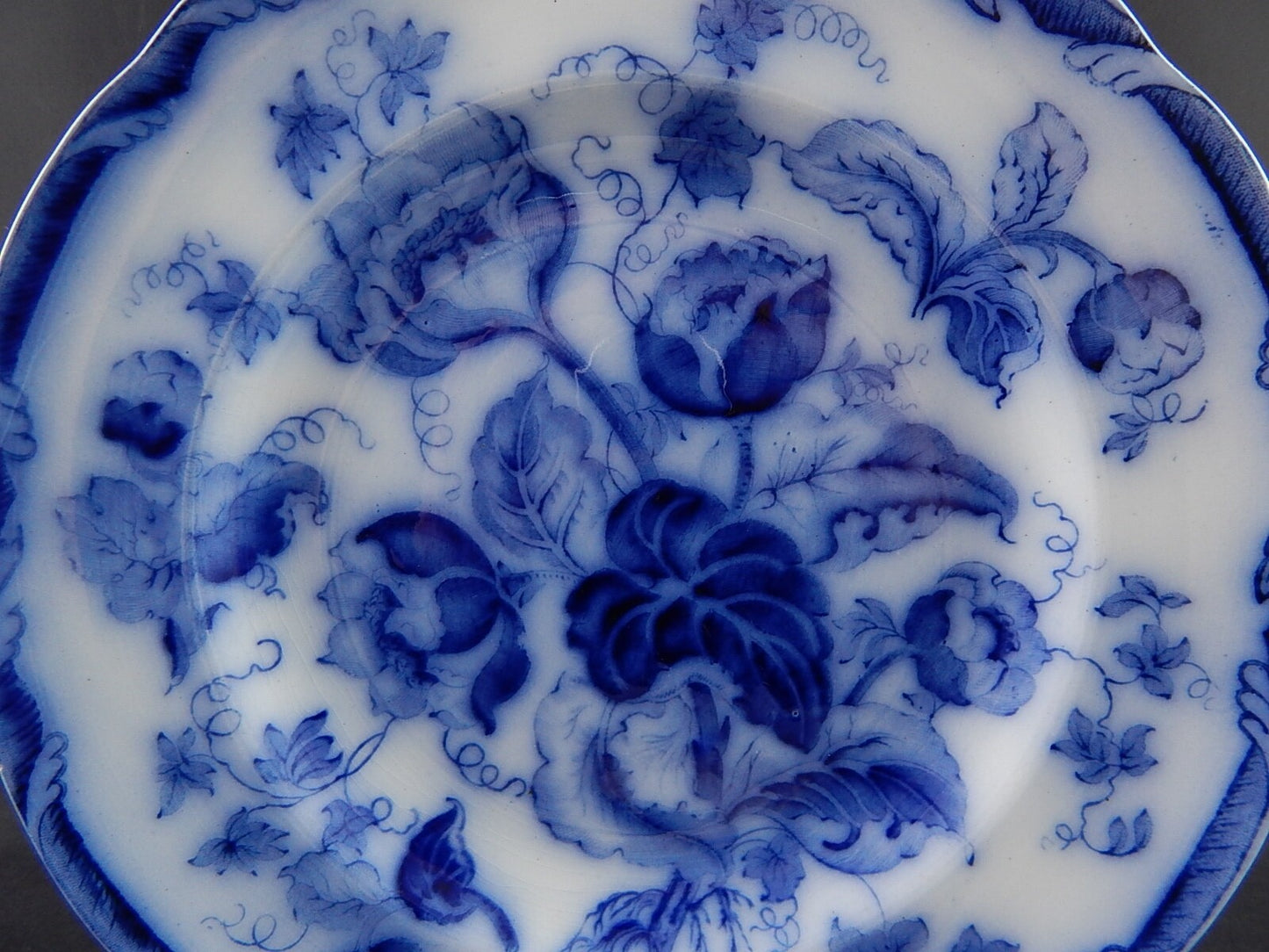 ANTICO RARO PIATTO PORCELLANA WEDGWOOD WATER NYMPH DIPINTO MANO FINE '800 #8736
