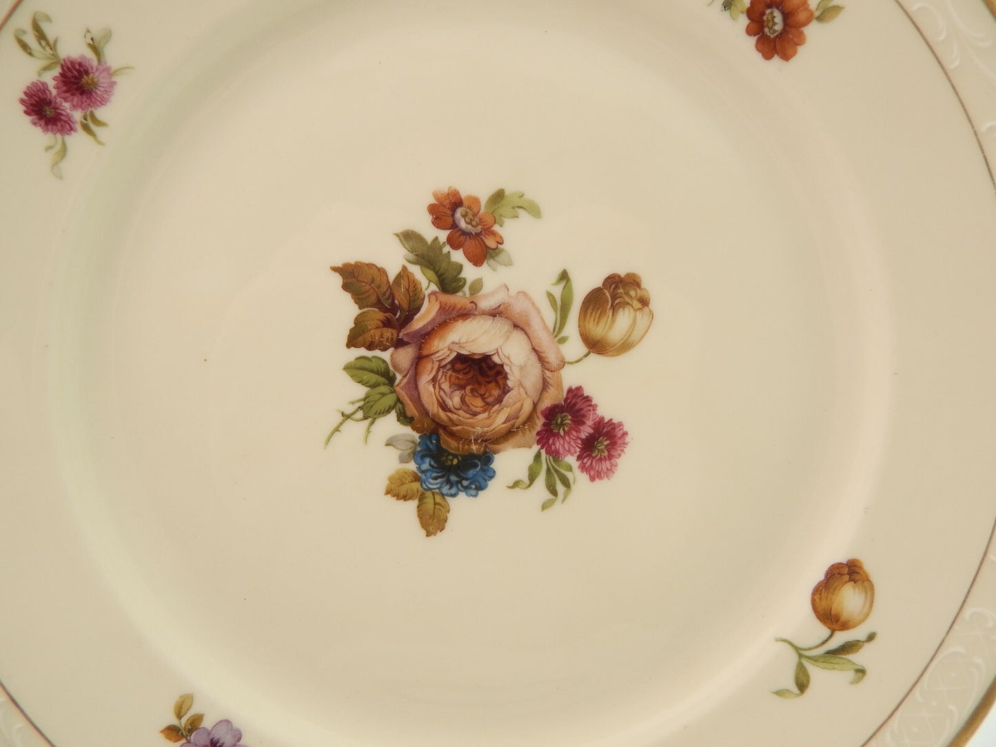 ANTICO KPM COPENHAGEN ROCAILLE SERVIZIO DA TAVOLA 18 PIATTI PORCELLANA DEL 1924