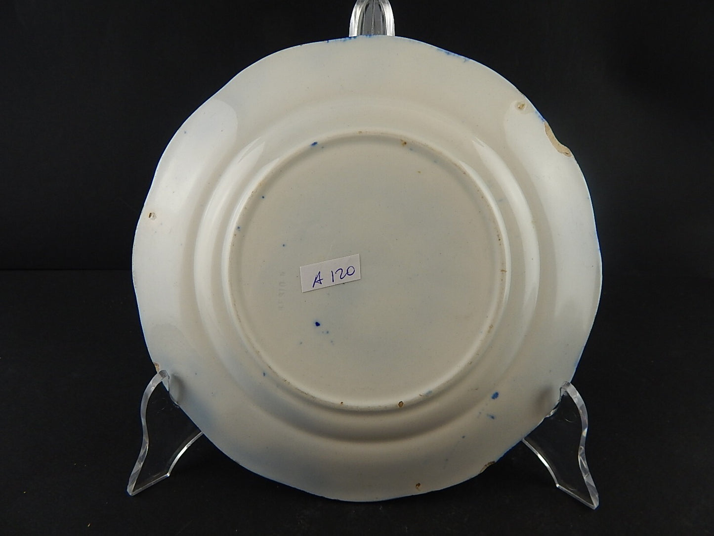 ANTICO PIATTO CERAMICA GIUSEPPE BESIO MONDOVI' SECONDA META' 800 JARDINIERE A120