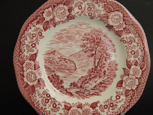 VINTAGE ENOCH WEDGWOOD LOCHS OF SCOTLAND RARO SERVIZIO TAVOLA 4 PIATTI DESSERT