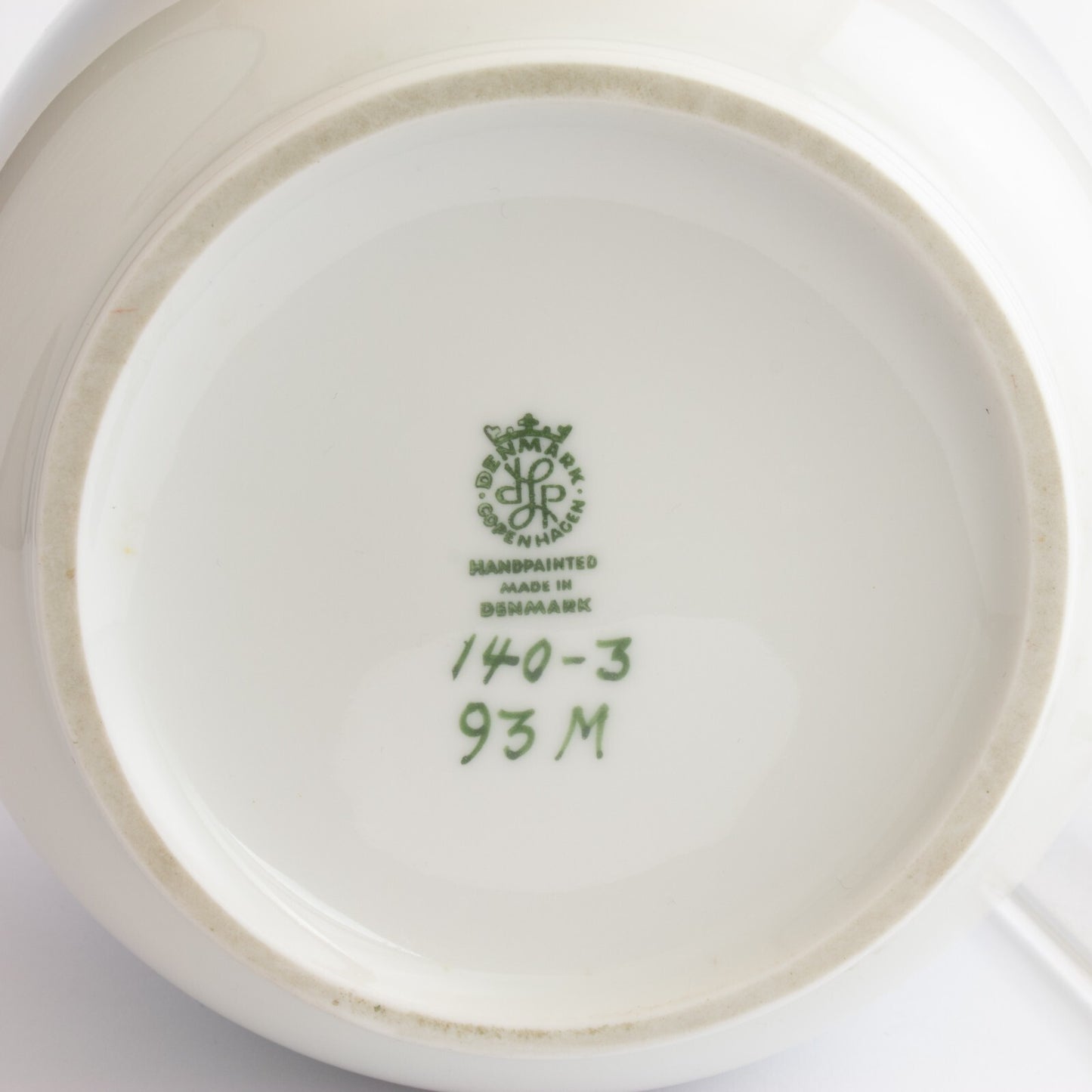 VASO PORCELLANA LYNGBY COPENHAGEN "Mulino di Campagna" VINTAGE HANDPAINTED