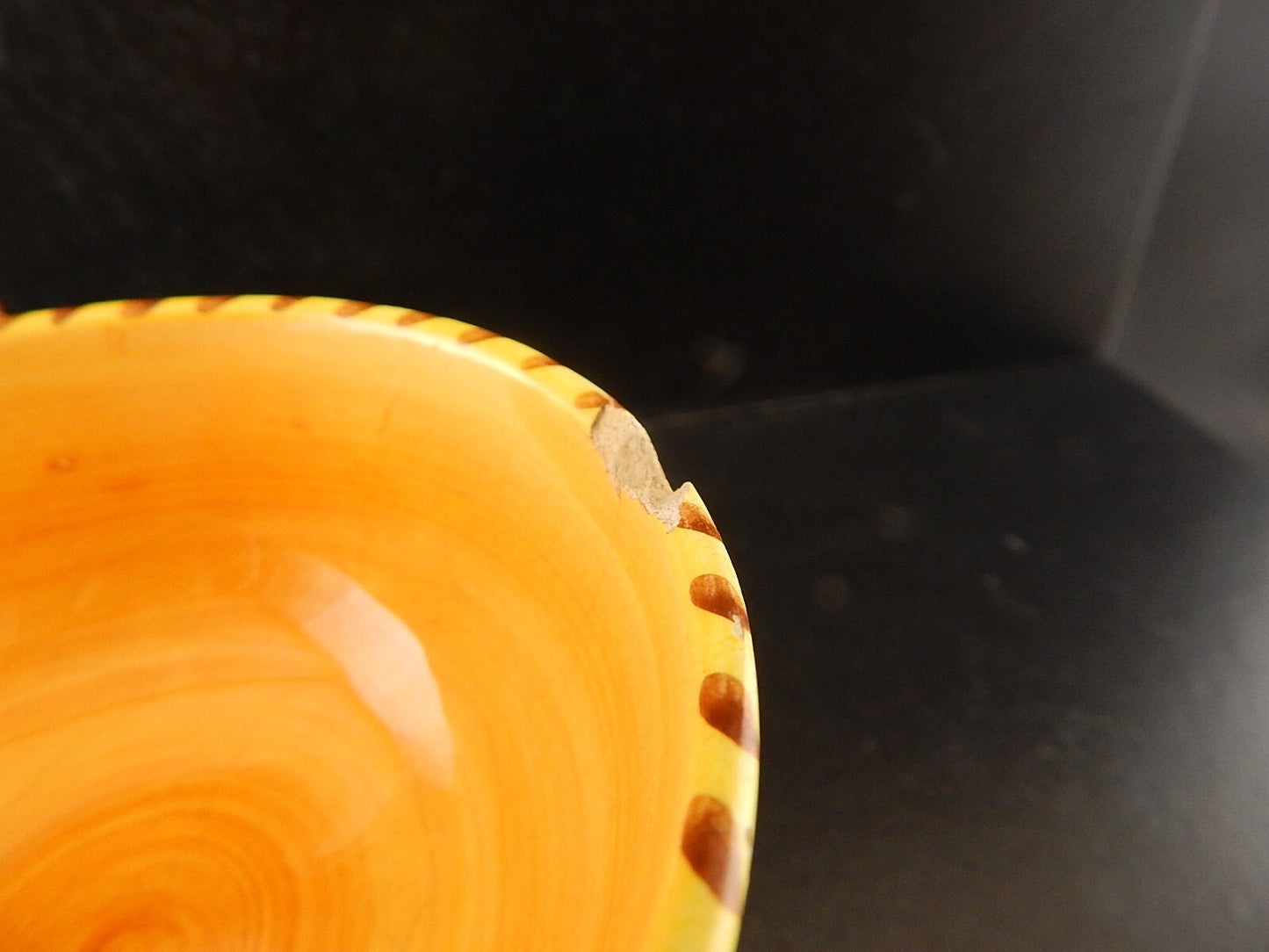 ANTICA TAZZA MAIOLICA CERAMICA POLICROMA FANTECHI ANSA A SERPE PRIMO 900 #8908