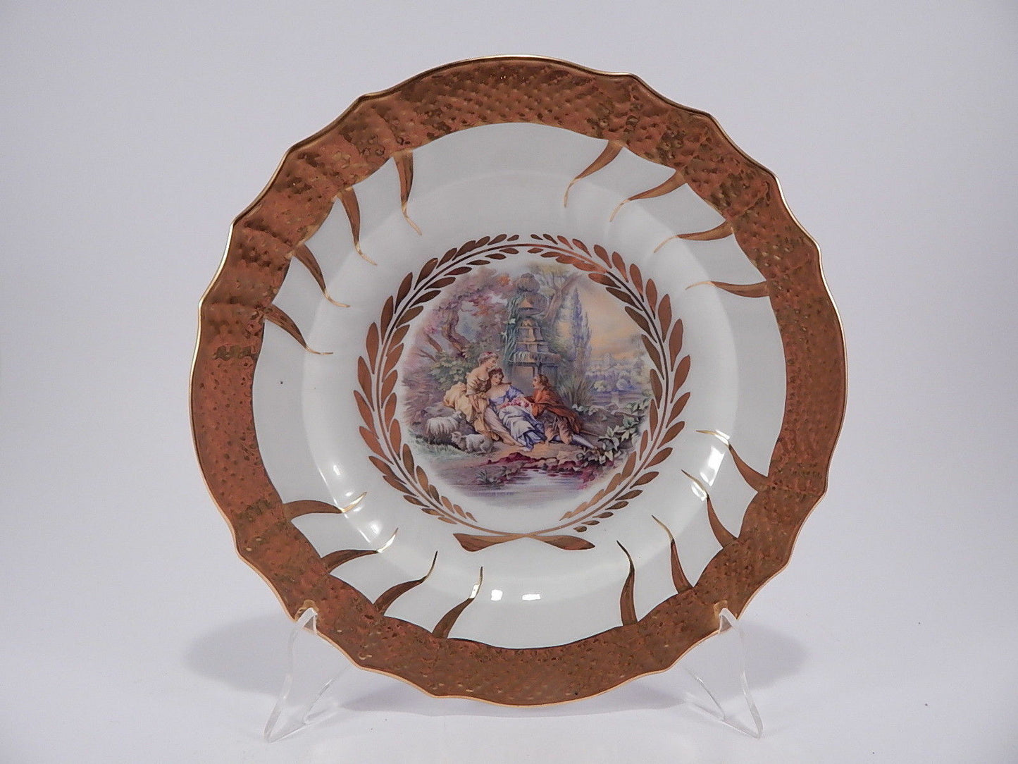 PREZIOSO PIATTO PORCELLANA IMPERO AUTENTICO ROYAL COPENHAGEN COLLEZIONE