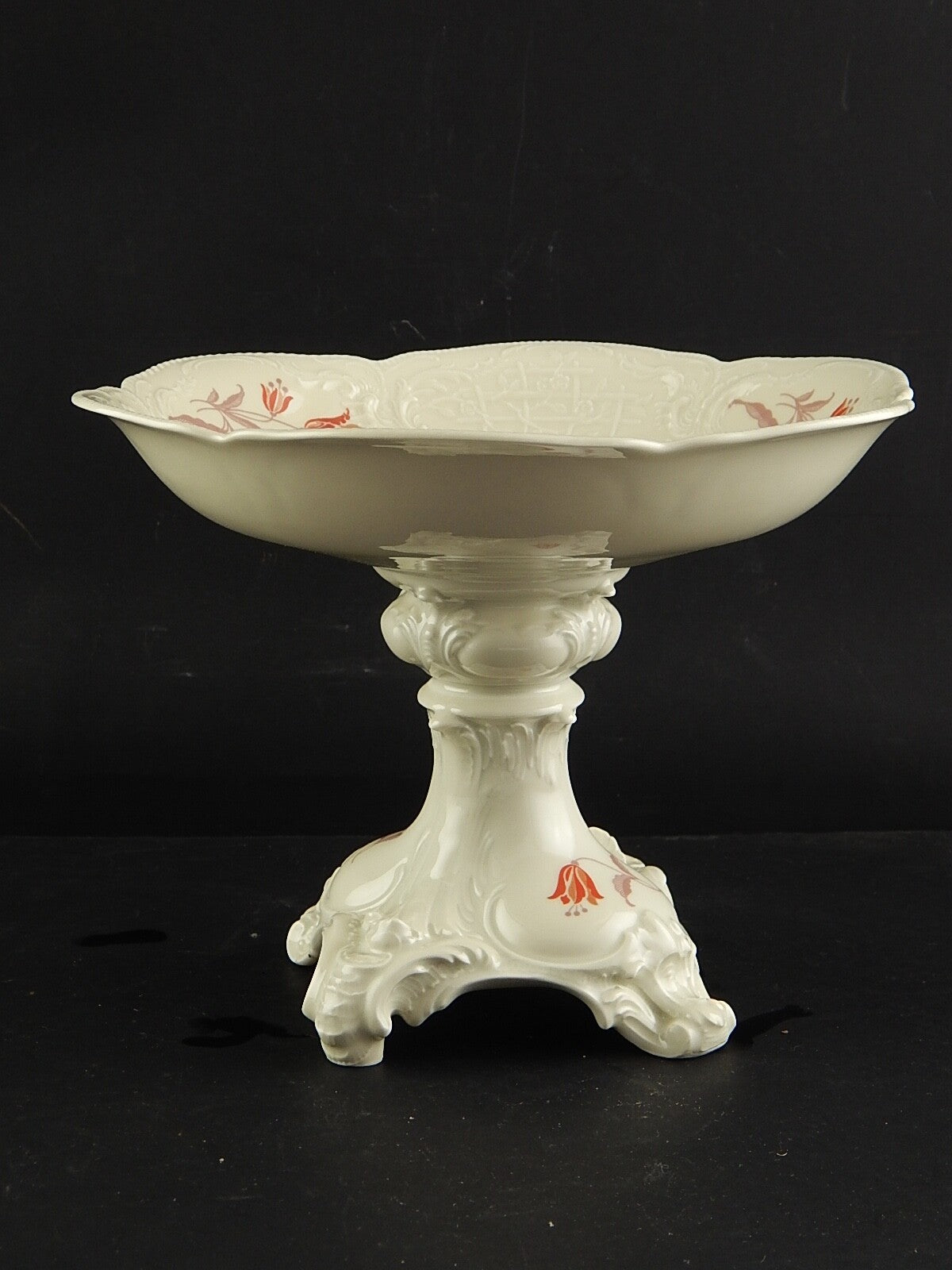 ANTICA ROCAILLE ALZATA FRUTTIERA CENTROTAVOLA SANS SOUCI PORCELLANA ROSENTHAL