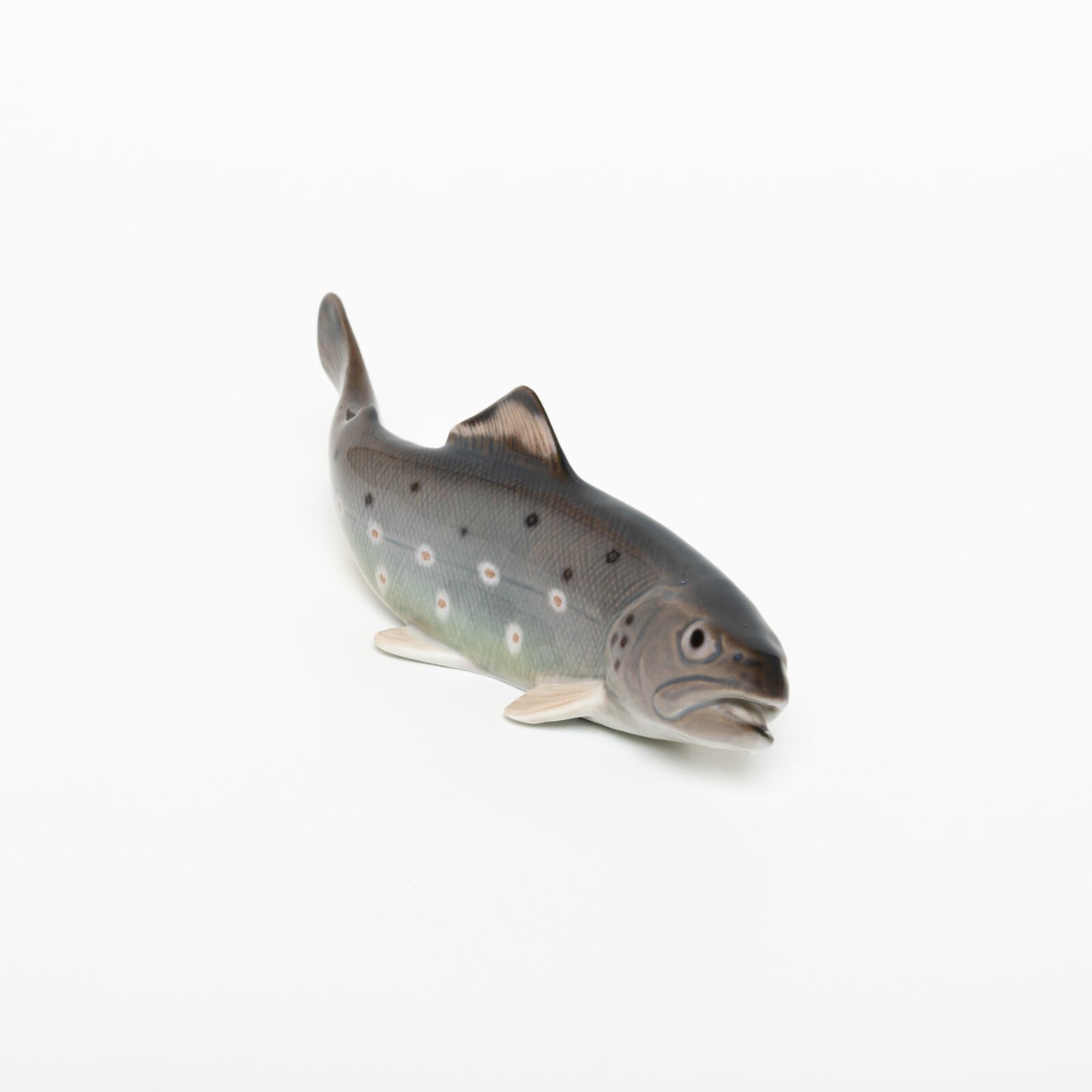 STATUINA PORCELLANA ROYAL COPENHAGEN BING&GRONDAHL "Trota" COD 2169 CM 4.5x16x5