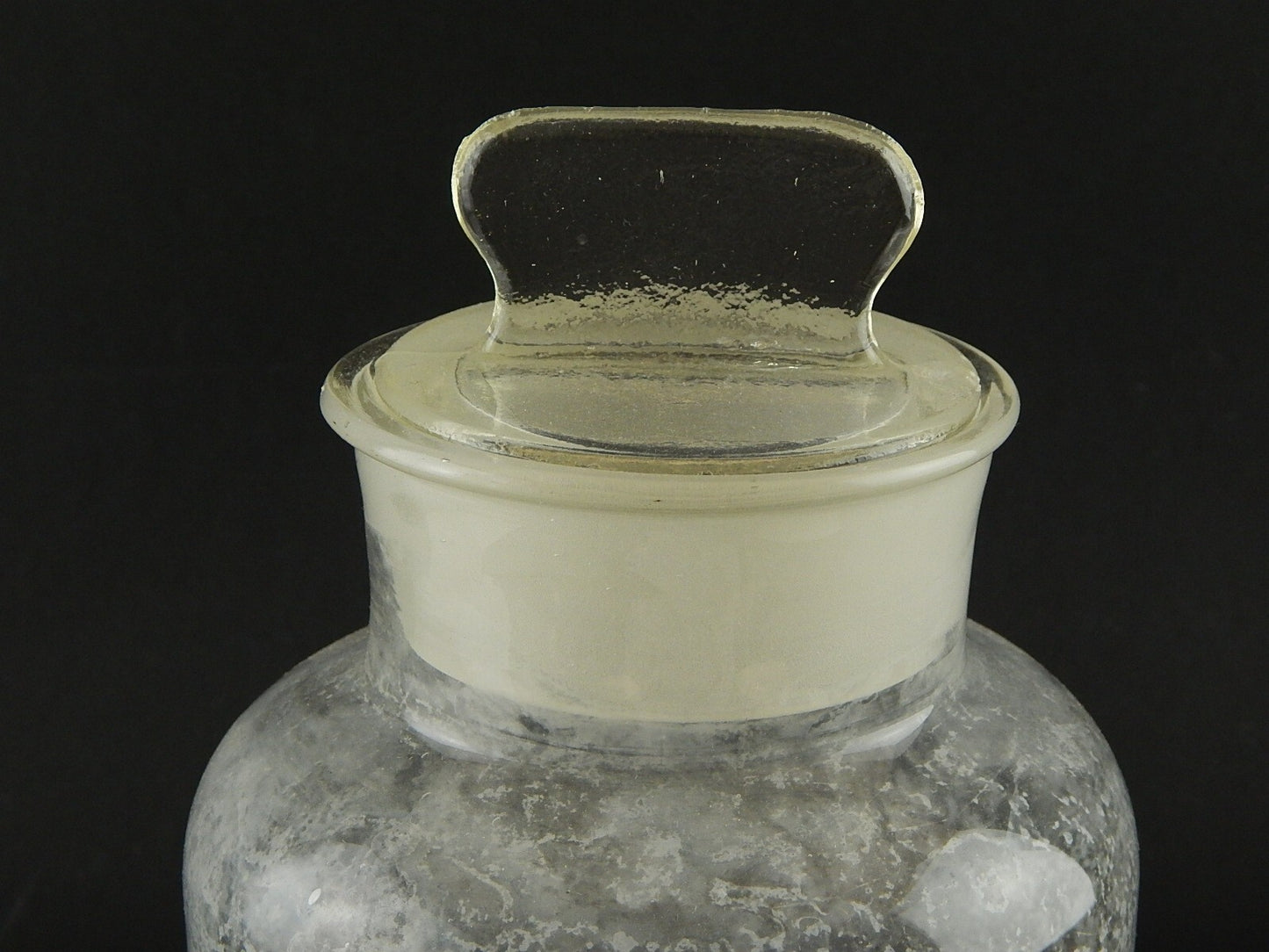 ANTICO VASO ALBARELLO VETRO SOFFIATO ALTARE FARMACIA DROGHERIA A678
