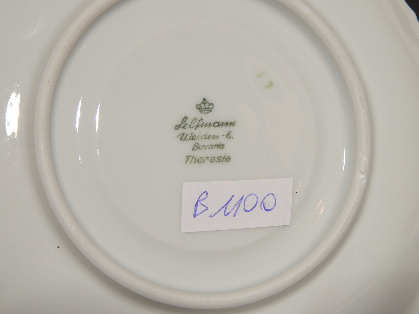 ANTICA TAZZA TE' PORCELLANA BIANCA BAVARIA SELTMANN WEIDEN THERESIA B1100