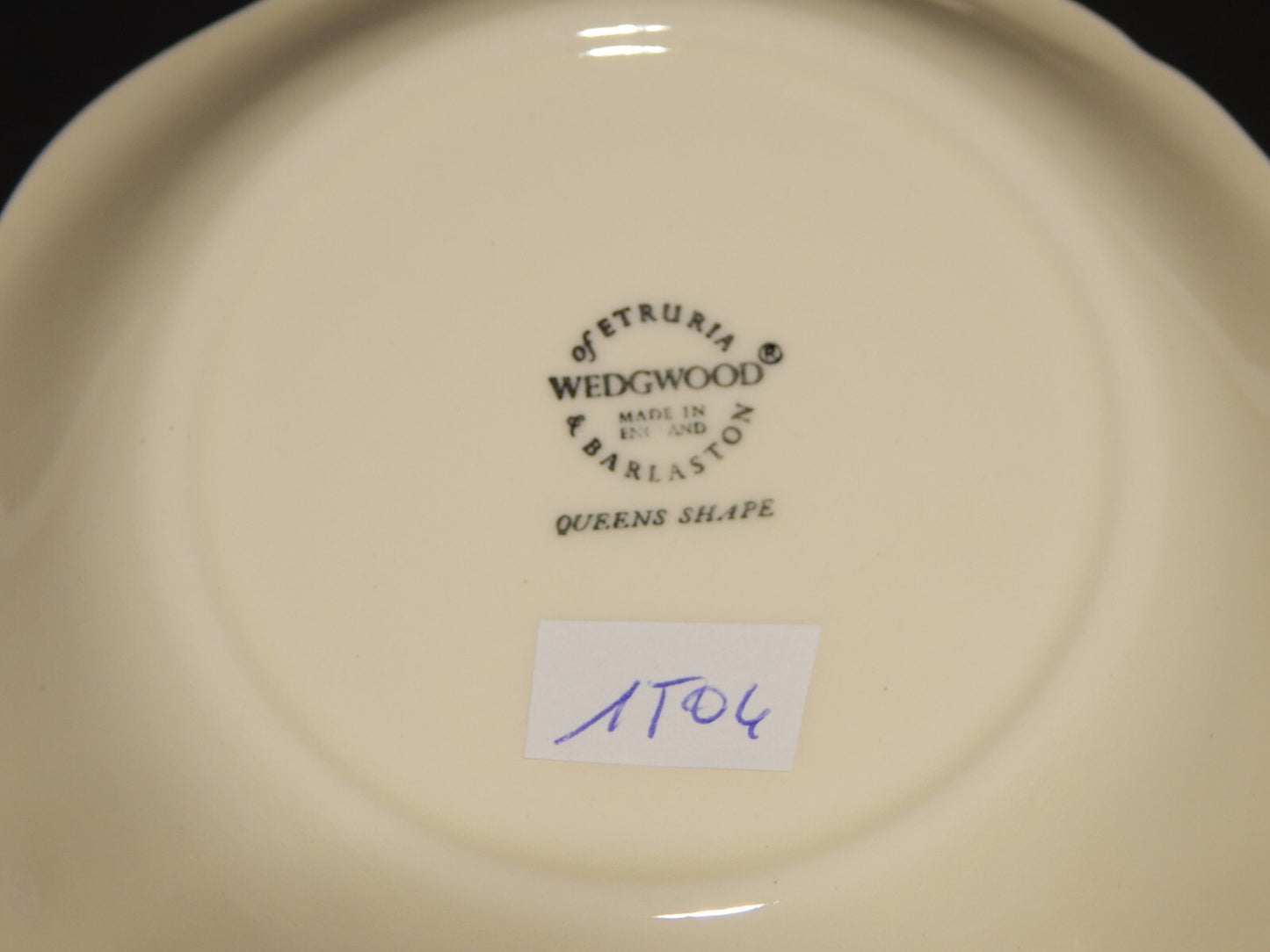 VINTAGE CERAMICA WEDGWOOD ETRURIA BARLASTON QUEENS SHAPE SET 6 CIOTOLE CM 13