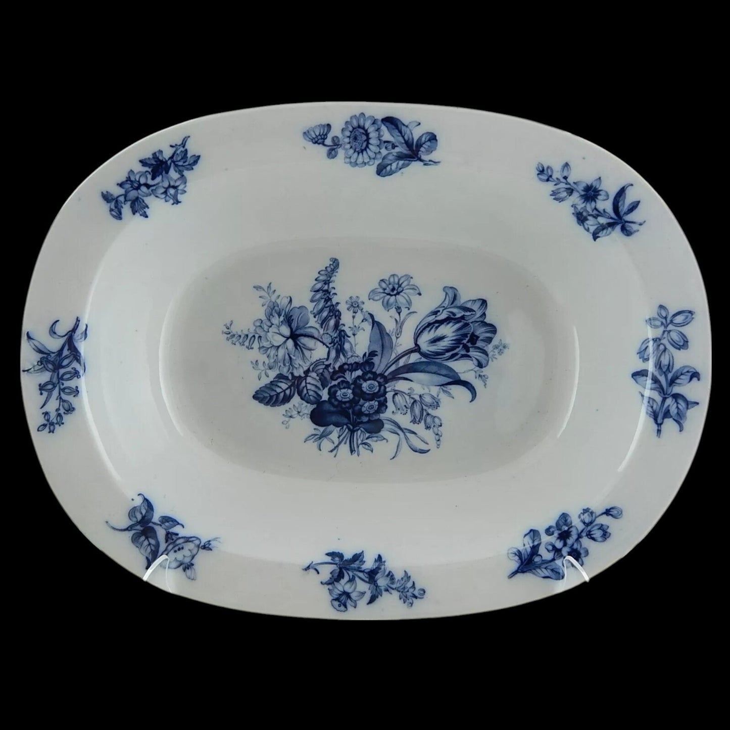 ANTICA FRUTTIERA CENTROTAVOLA VASSOIO CERAMICA MINTON POTTERY 1840 INDIAN GROUPS