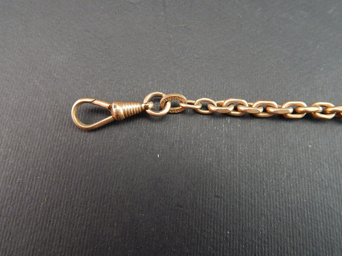 ANTICA CATENA OROLOGIO METALLO COLOR RAME CM 25 A969