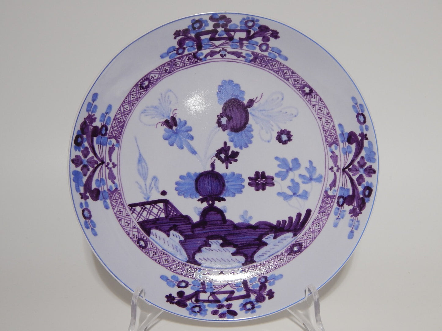 VINTAGE CERAMICHE ARTISTICHE FAENZA PIATTO AL GAROFANO STILE IMOLA