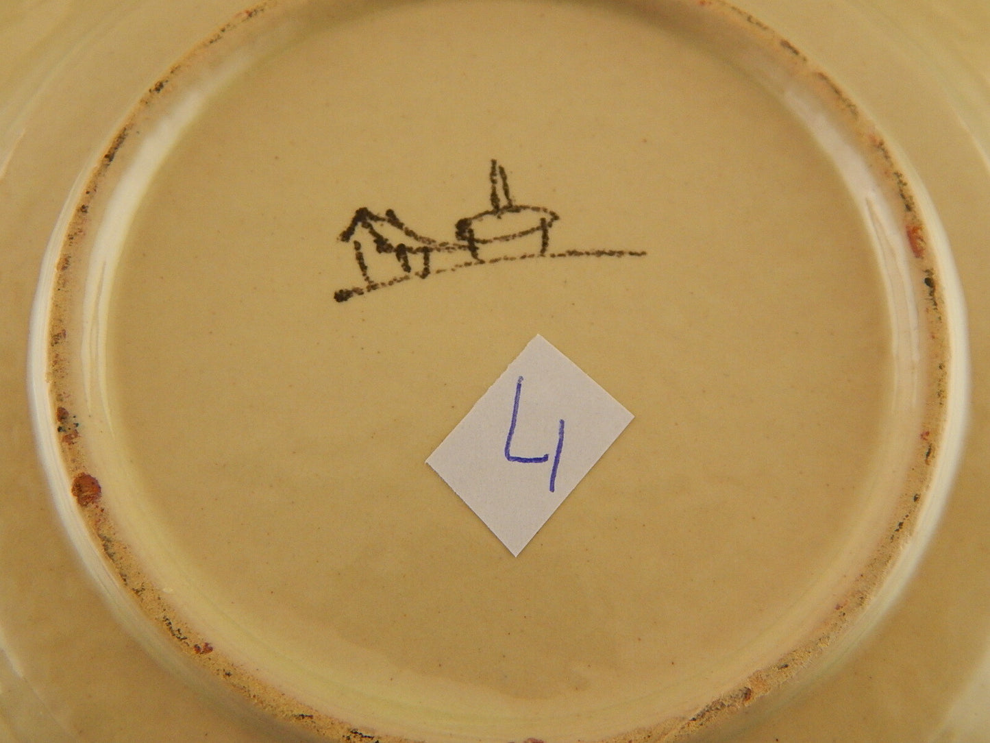 ANTICA TAZZA DA TE' CERAMICA ALBISOLA HANDMADE MADE ITALY DIPINTA A MANO #4