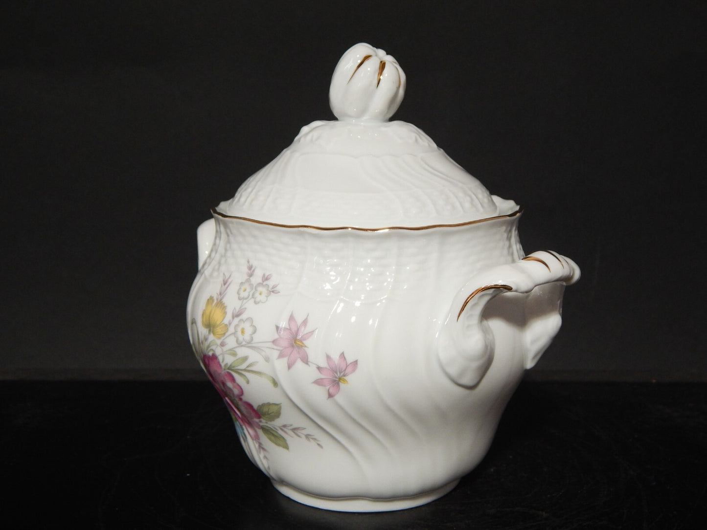 PREZIOSO RICHARD GINORI SERVIZIO CAFFE' PORCELLANA MODELLO VECCHIO GINORI FIORI