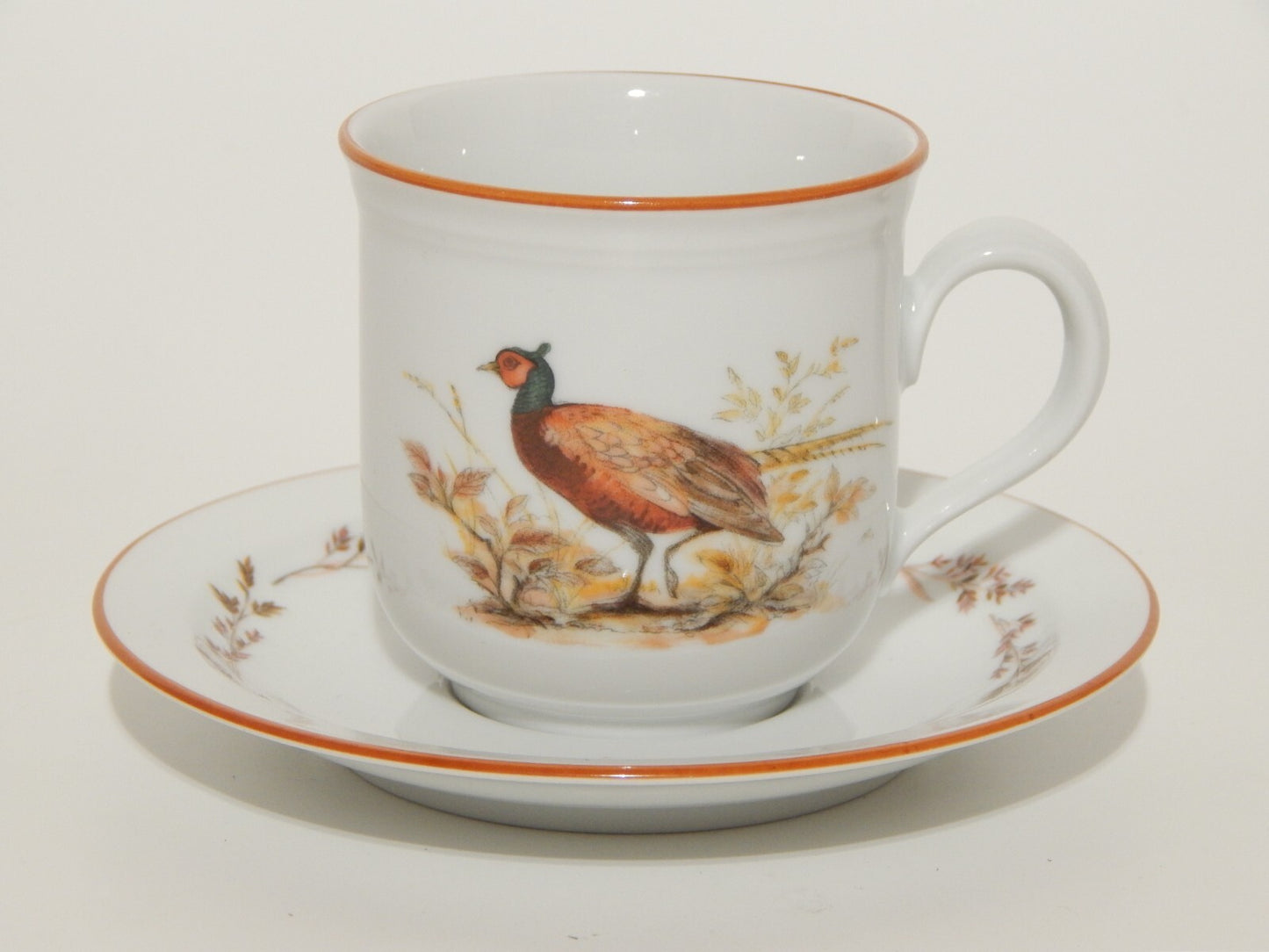 VINTAGE TAZZA TE' CAFFE' PORCELLANA SELTMANN WEIDEN IMERCO MADS STAGE FAGIANO