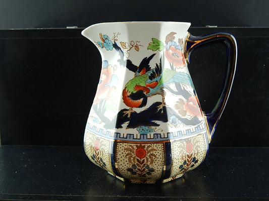 ANTICA PREZIOSA CARAFFA CERAMICA DIPINTA MANO LOSOL WARE KEELING & CO. SHANGHAI