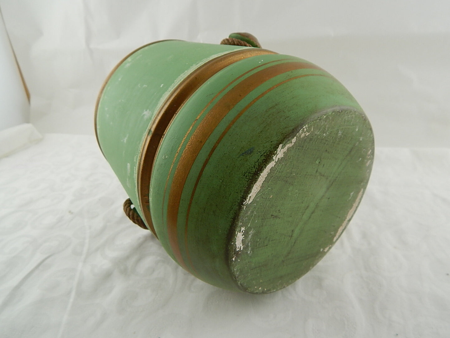 ANTIQUARIATO GELATIERA RINFRESCATOIO VASO IMPERO CERAMICA MAIOLICA ITALIANA